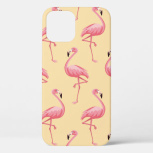 Case-Mate iPhone Case Flamant rose motif arrière - plan transparent. Fla