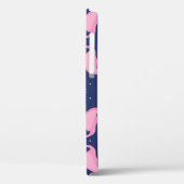 Coques Case-Mate iPhone Flamant rose Noël Casquette Candy Motif (Verso / Gauche)