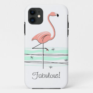 Coques Pour iPhone Flamant rose Océan 'Fabulous!' iPhone 11 dur