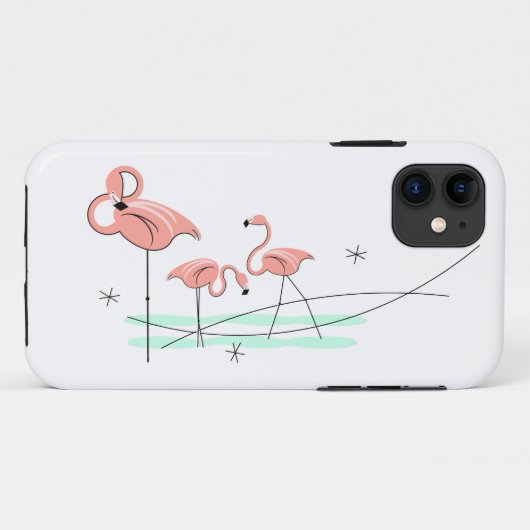 Coques Case-Mate iPhone Flamant rose Ocean Trio iPhone 11 robuste (Dos (Horizontal))