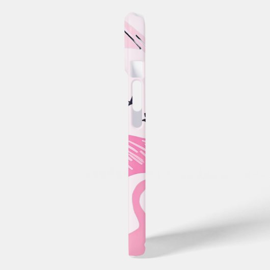 Coques Case-Mate iPhone Flamant rose rose (Verso / Gauche)