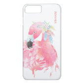 Coques Case-Mate iPhone Flamant rose rose chic Personnalisé iPhone 7 Plus (Dos)