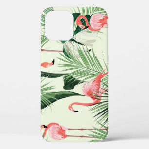 Case-Mate iPhone Case Flamant rose rose Fleurs exotiques Motif