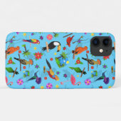 Coques Case-Mate iPhone Flamant rose Toucan Et Arara Motif Oiseaux Sans Me (Dos (Horizontal))