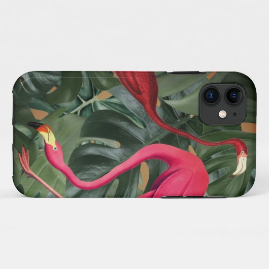 Coques Case-Mate iPhone Flamants roses (Dos (Horizontal))