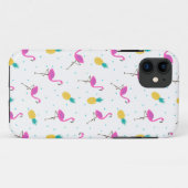 Coques Case-Mate iPhone Flamants roses au néon 2 (Dos (Horizontal))