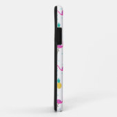Coques Case-Mate iPhone Flamants roses au néon 2 (Dos/Droite)