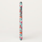 Coques Case-Mate iPhone Flamants roses d'aquarelle recueillis (Dos/Gauche)