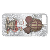 Coques Case-Mate iPhone Flamants roses en Teacup (Dos (Horizontal))