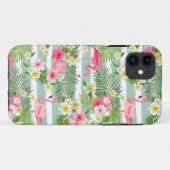 Coques Case-Mate iPhone Flamants roses Et Grèves (Dos (Horizontal))