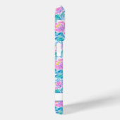 Coques Case-Mate iPhone Flamants roses monogrammes aquarelle (Verso / Droite)