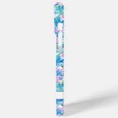 Coques Case-Mate iPhone Flamants roses monogrammes aquarelle (Verso / Gauche)