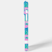 Coques Case-Mate iPhone Flamants Roses Monogrammes Aquarelle (Verso / Gauche)