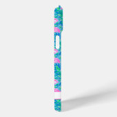 Coques Case-Mate iPhone Flamants Roses Monogrammes Aquarelle (Verso / Droite)