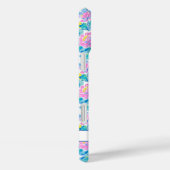 Coques Case-Mate iPhone Flamants roses monogrammes aquarelle (Verso / Droite)
