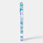 Coques Case-Mate iPhone Flamants roses monogrammes aquarelle (Verso / Gauche)