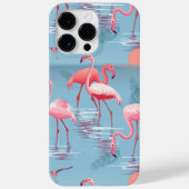 COQUES Case-Mate iPhone FLAMANTS ROSES MOTIF 1 (Verso)