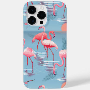 COQUE POUR POUR iPhone 14 PRO MAX FLAMANTS ROSES MOTIF 1