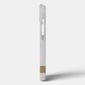 Coques Case-Mate iPhone Flamants Roses Opale Iridescent Moderne Chic (Verso / Gauche)