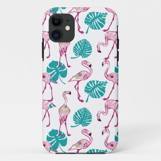 Coques Case-Mate iPhone Flamants roses roses (Dos)