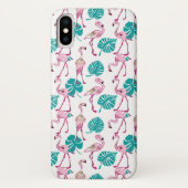Coques Case-Mate iPhone Flamants roses roses (Dos)