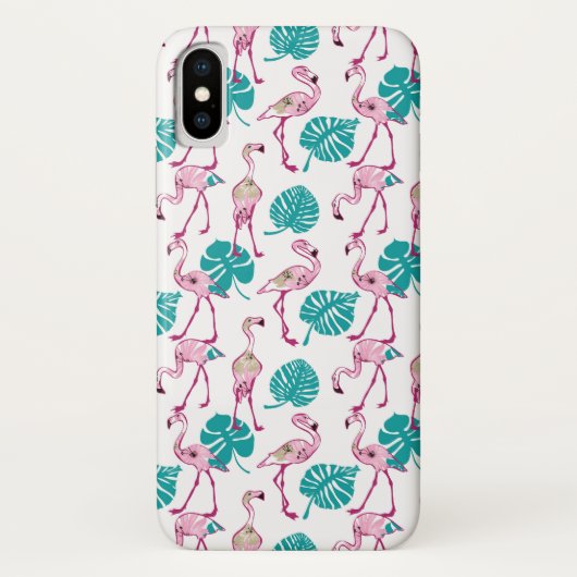 Coques Case-Mate iPhone Flamants roses roses (Dos)