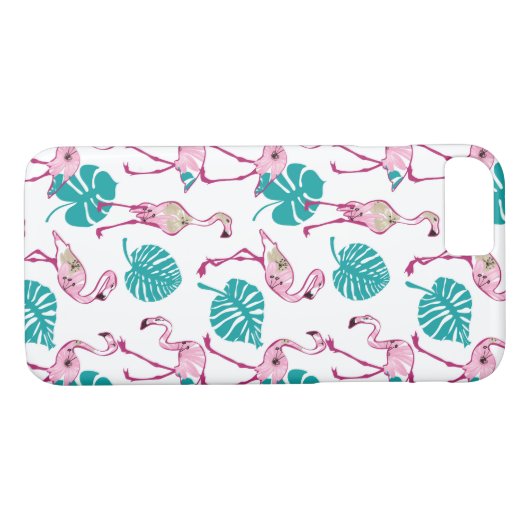 Coques Case-Mate iPhone Flamants roses roses (Dos (Horizontal))