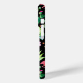 Coques Case-Mate iPhone Flamants roses roses, Fleurs tropicales, Succulent (Verso / Gauche)