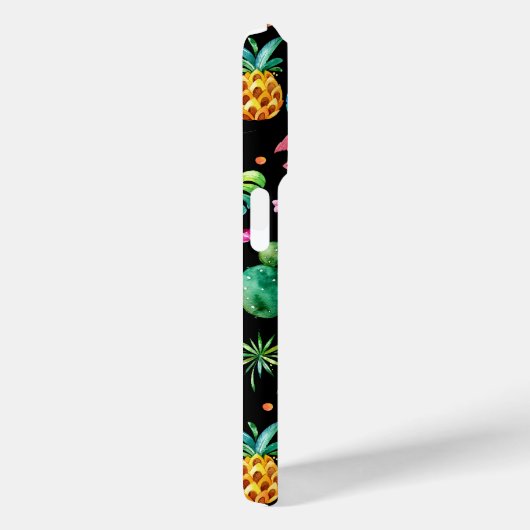 Coques Case-Mate iPhone Flamants roses roses, Fleurs tropicales, Succulent (Verso / Droite)