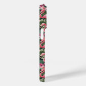 Coques Case-Mate iPhone Flamants roses roses Motif tropical (Verso / Droite)