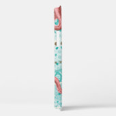 Coques Case-Mate iPhone Flamants roses sans soudure motif (Verso / Droite)