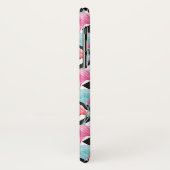 Coques Case-Mate iPhone Flamants roses sur le Motif de conception en gras (Dos/Gauche)