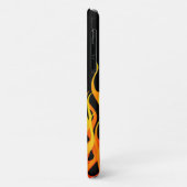 Coques Case-Mate iPhone Flames de course Orange classique en feu (Dos/Gauche)