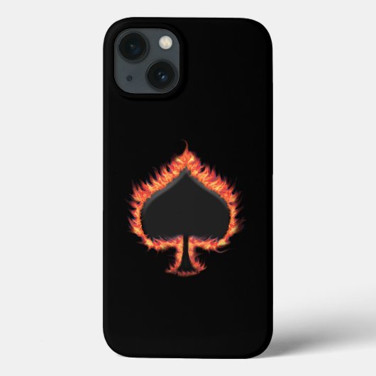 Coques Case-Mate iPhone Flames de pique (Verso)