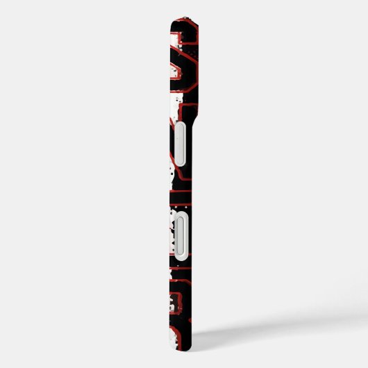 Coques Case-Mate iPhone Flaming Red Rose and Skull Hand Urban Grunge (Verso / Droite)