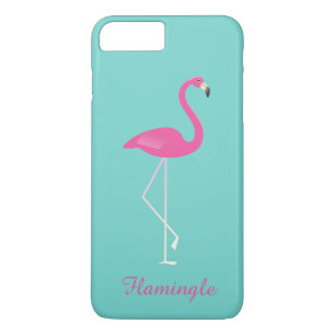 Coque Case-Mate Pour iPhone Flamingle Flamant rose iPhone 7 Plus - turquoise