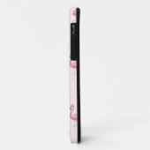 Coques Case-Mate iPhone Flamingo à pied rose pâle (Dos/Gauche)