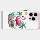 Coques Case-Mate iPhone Flamingo rose tropicale/Floride (Verso (horizontal))