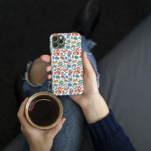 Coques Case-Mate iPhone Flamingo Tropical Summer Pattern 