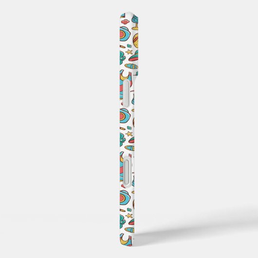 Coques Case-Mate iPhone Flamingo Tropical Summer Pattern (Verso / Droite)