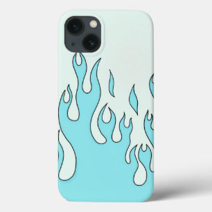 Case-Mate iPhone Case Flamme bleu clair