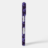 Coques Case-Mate iPhone Flamme crânienne Damas dans les tons moody violet (Verso / Droite)