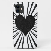 Coques Case-Mate iPhone Flamme D'Amour (Noir) (Dos)