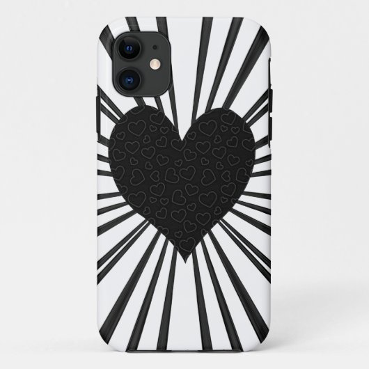 Coques Case-Mate iPhone Flamme D'Amour (Noir) (Dos)