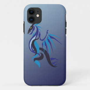 Coque Case-Mate Pour iPhone Flamme de dragon bleu