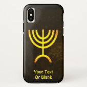 Coques Case-Mate iPhone Flamme de Menorah (Dos)