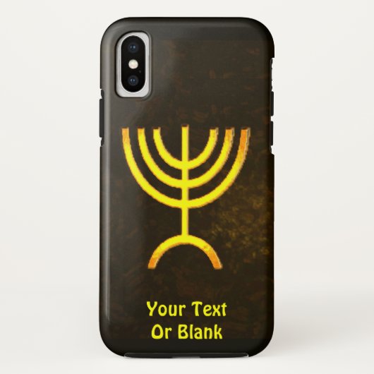 Coques Case-Mate iPhone Flamme de Menorah (Dos)