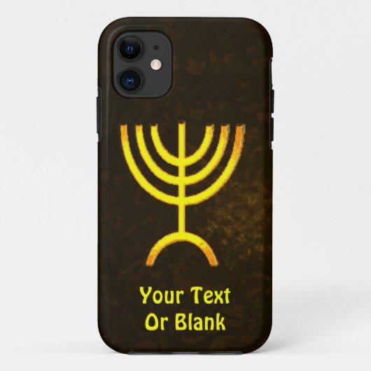Coques Case-Mate iPhone Flamme de Menorah (Dos)