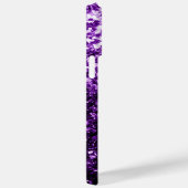 Coques Case-Mate iPhone Flamme de parties scintillant foncé violet brillan (Verso / Droite)