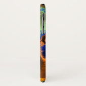 Coques Case-Mate iPhone Flamme fractale (Dos/Gauche)